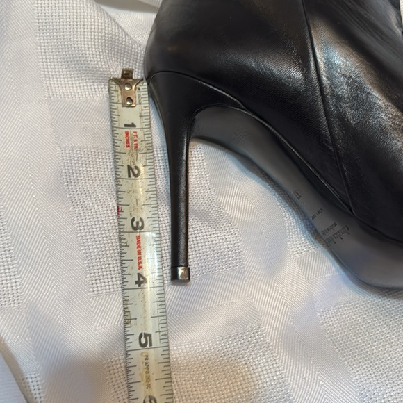 NWOT charles david Women’s Sz 6 US / 36 EU Black Leather Heeled Boots - Picture 7 of 8